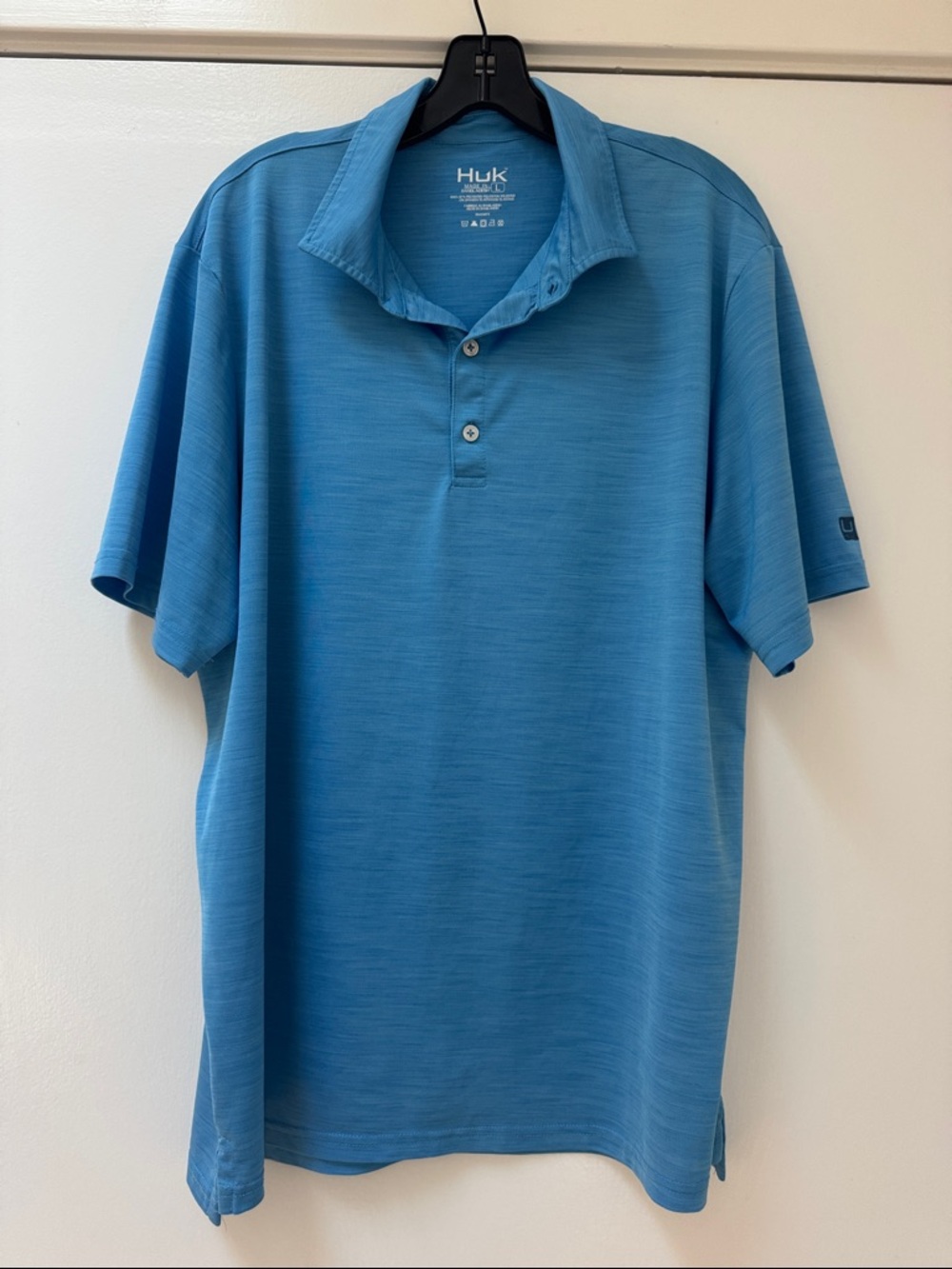 Huk Men's Blue Performance Polo
